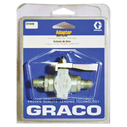 1/4" x 1/4" Graco 224449 Graco Straight Ball Valve