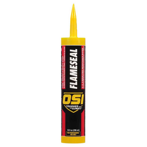 10 Oz OSI 1390035 Brick Red FlameSeal Pro Fire, Smoke And Draft Stop Sealant