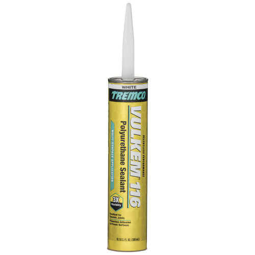 10.1 Oz. Tremco 356685 White Vulkem 116 General Purpose Textured Polyurethane Sealant