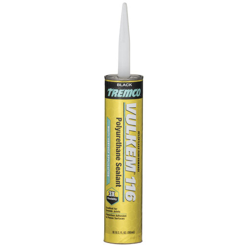 10.1 Oz. Tremco 356719 Black Vulkem 116 General Purpose Textured Polyurethane Sealant