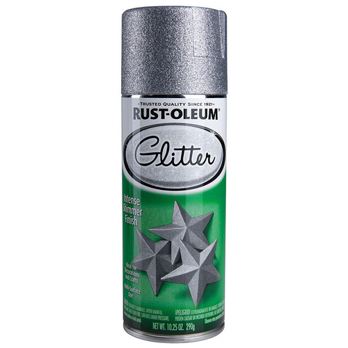 10.25 Oz Rust-Oleum 301814 Silver Specialty Glitter Finish Spray Paint