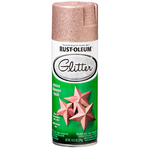 10.25 Oz Rust-Oleum 344697 Rose Gold Specialty Glitter Spray Paint