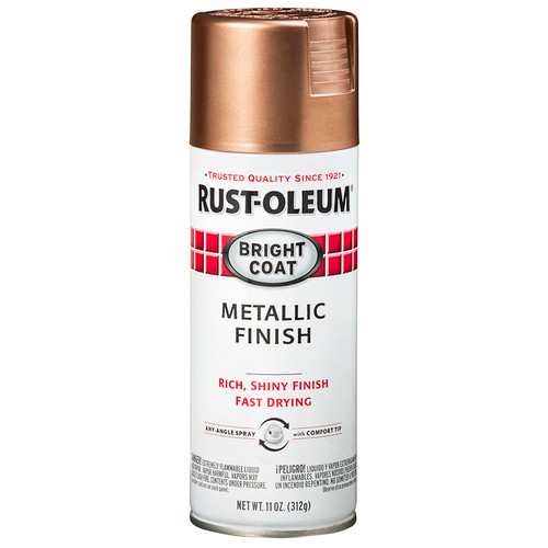 11 Oz. Rust-Oleum 344733 Rose Gold Stops Rust Bright Coat Spray Paint