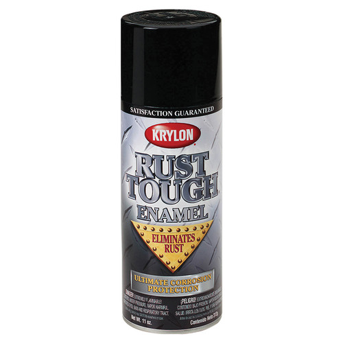 12 Oz Krylon 9202 Black Rust Tough Enamel Spray Paint