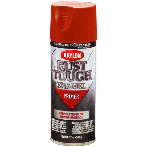 12 Oz Krylon 9204 Ruddy Brown Rust Tough Spray Primer