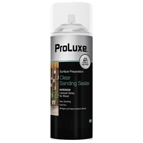 12 Oz ProLuxe PLX015S Clear ProLuxe Sanding Sealer Spray