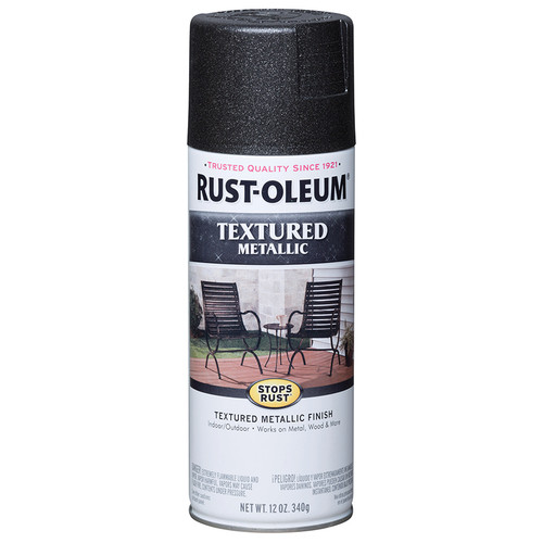 12 Oz Rust-Oleum 252303 Galaxy Stops Rust Metallic Textured Spray Paint - Case of 6