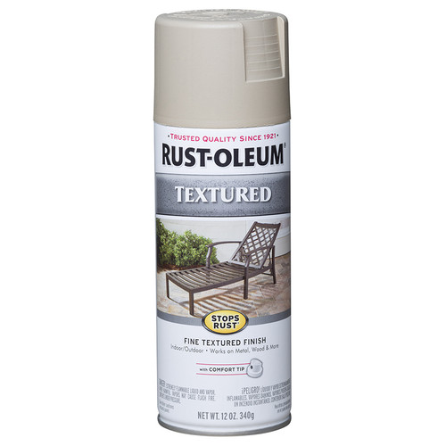 12 Oz Rust-Oleum 7223830 Sand Stone Stops Rust Textured Spray Paint