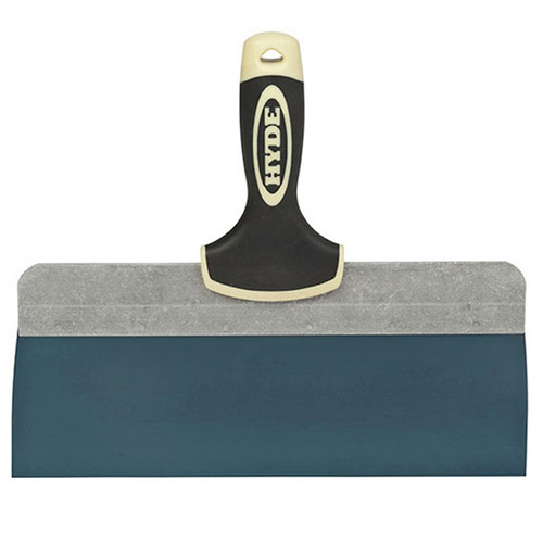 12" Hyde 9243 Pro Project Blue Steel Taping Knife w/ Extruded Back