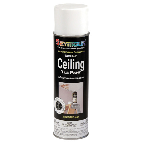 20 Oz Seymour 20-52 Old White Ceiling Tile Paint Water-Based