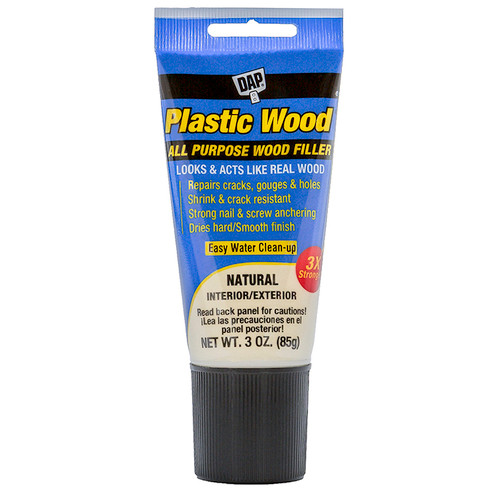 3 Oz Dap 580 Natural Plastic Wood Latex-Based All Purpose Wood Filler
