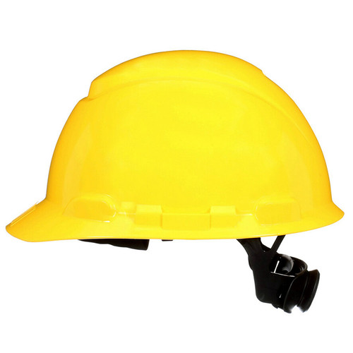 3M CHH-R-Y6-SL Yellow SecureFit Cap Style Hard Hat with Ratchet Adjustment - Case of 6