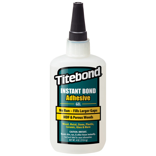 4 Oz Franklin 6232 Clear Titebond, Instand Bond Wood Adhesive Gel