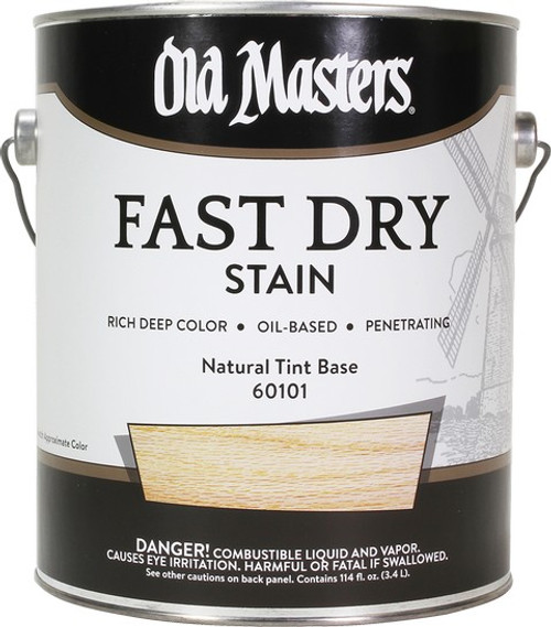 Old Masters 60101 1G Natural Tint Base Fast Dry Wood Stain