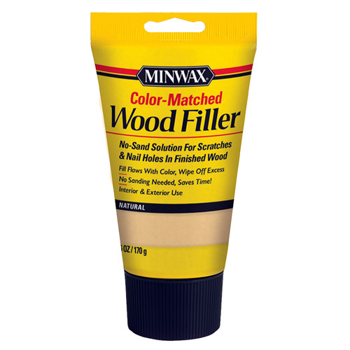 6 Oz. Minwax 448520000 Natural Minwax Color-Matched Wood Filler