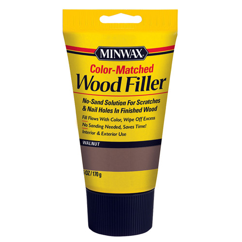 6 Oz. Minwax 448530000 Walnut Minwax Color-Matched Wood Filler