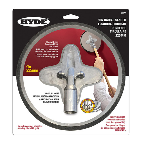 9" Hyde 09977 Hyde Round Sander