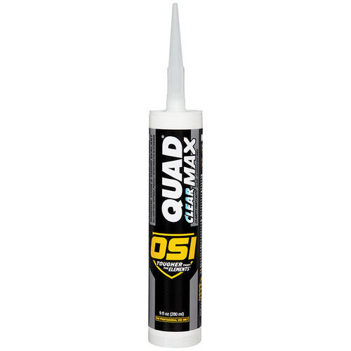 9.5 Oz. OSI 2445634 Clear Quad Max Window, Door & Siding Sealant