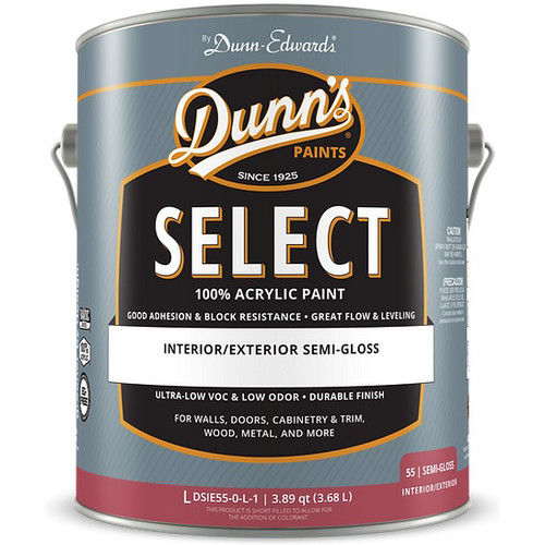 Gal Dunn-Edwards Light Base Dunn's Paints Select Interior and Exterior Multi-Purpose Semi-Gloss Paint