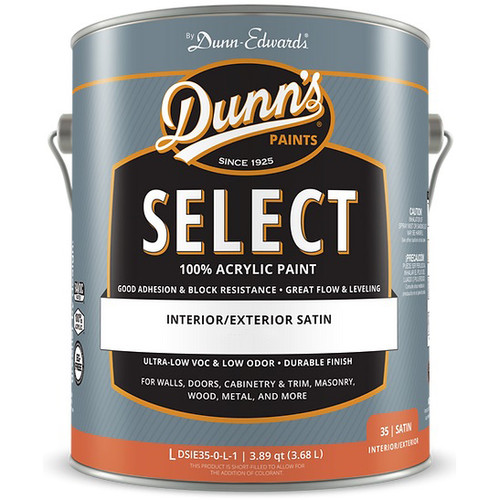 Gal Dunn-Edwards Ultra Base Dunn's Paints Select Interior and Exterior Multi-Purpose Satin Paint