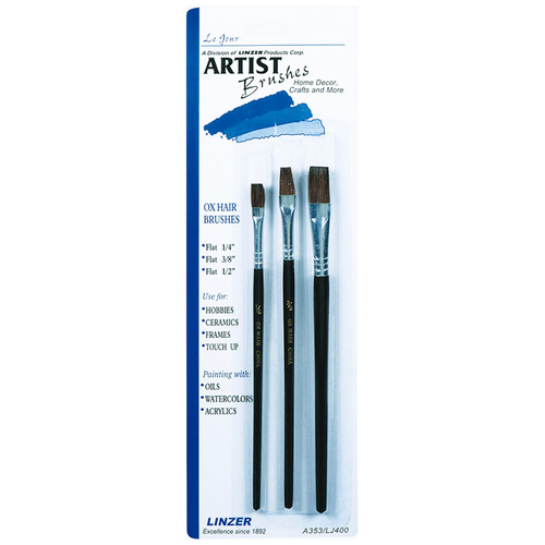 Linzer A353 Linzer Products 3 Piece Set Artist Brush