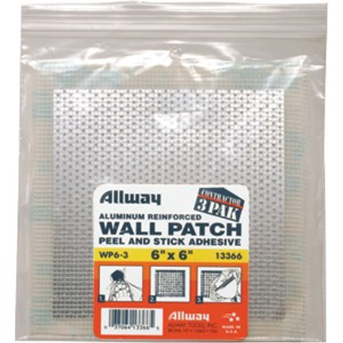 Allway WP6-3 6" x 6" Wall Patch (3pk) Allway WP6-3 6" x 6" Wall Patch (3pk)