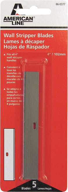 American Line 66-0377 4" Wallstripper Blades (5pk)