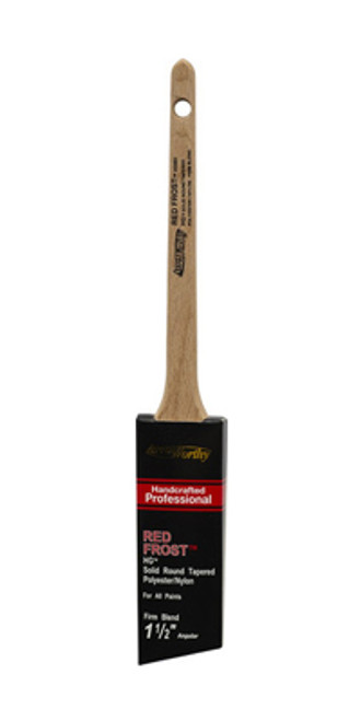 ArroWorthy 2060 1-1/2" Red Frost Rattail Square End Angle Sash Paint Brush