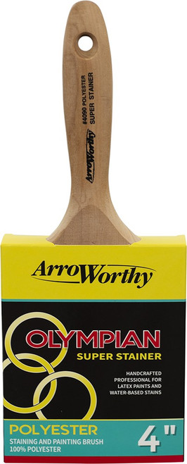 ArroWorthy 4090 4" Polyester Super Stainer Brush