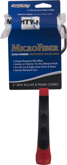 ArroWorthy 411B-MFR3C 11"x 4" Barracuda Rod Frame & Mini Microfiber Roller Cover (3/8" Nap)