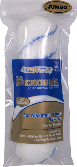 ArroWorthy 6.5-MFR4S-J 6-1/2" x 9/16" Nap Microfiber Single Roller Cover