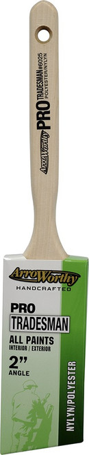 ArroWorthy 6025 2" Pro Tradesman SRT Polyester Angular Sash Paint Brush
