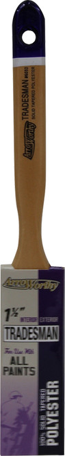 ArroWorthy 6030 1-1/2" Tradesman Blended Polyester Varnish Paint Brush
