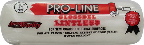 ArroWorthy 9FGL6 9" x 3/4" Nap Glossdel Lintless Roller Cover