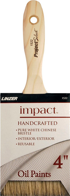 Arroworthy 1522-0400 4" White Chinese Bristle Brush