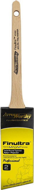 Arroworthy 3560 2" Finultra Rattail Angular Sash Nylyn/Poly Paint Brush