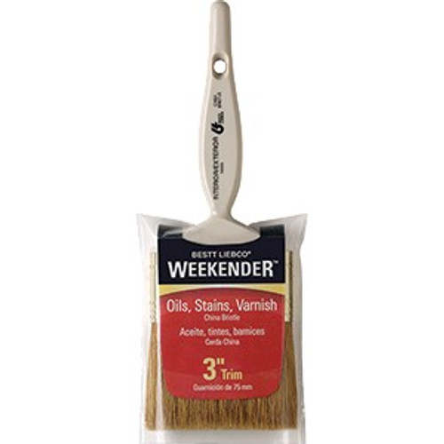 Bestt Liebco 501605500 3" Weekender China Bristle Trim/Wall Paint Brush
