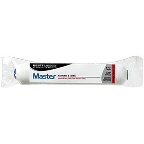 Bestt Liebco 559386000 6-1/2" x 3/8" Nap White Woven Mini Roller Cover