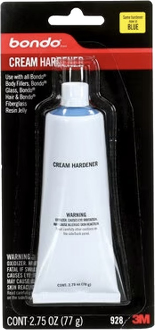 Bondo 928 2.75oz Blue Cream Hardener for Bondo Fillers