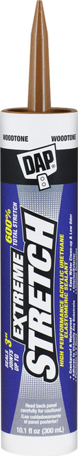 DAP 18706 10.1oz Woodtone Extreme Stretch Acrylic Urethane Premium Elastomeric Sealant
