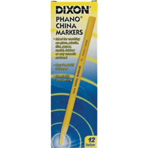Dixon 00073 Yellow China Marker (12pk)