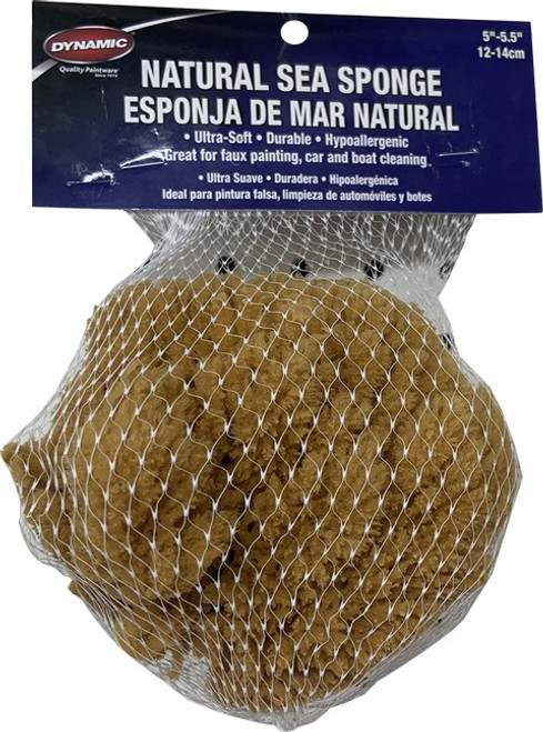 Dynamic 00004 5"-5.5" (12-14cm) Natural Sea Sponge