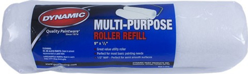 Dynamic 21419 9" x 1/2" Nap Multi-Purpose Roller Cover