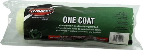 Dynamic 51001 9" x 3/8" Nap One Coat Professional Roller Cover