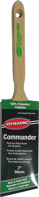 Dynamic 88005 2" (50mm) Commander Angled Sash Polyester Paint Brush