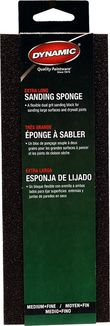 Dynamic AG692622 Medium/Fine Extra Long 4-Sided Sanding Sponge