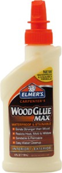 Elmers E7290 4oz Carpenters Wood Glue Max