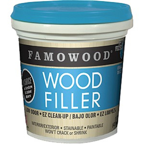 Famowood 40022134 24oz Red Oak Solvent Free Wood Filler