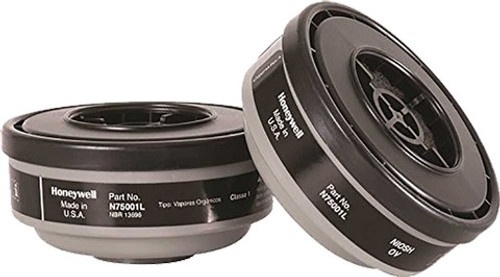 Honeywell Safety N75001L Organic Vapor Cartridges Pair Bulk Case