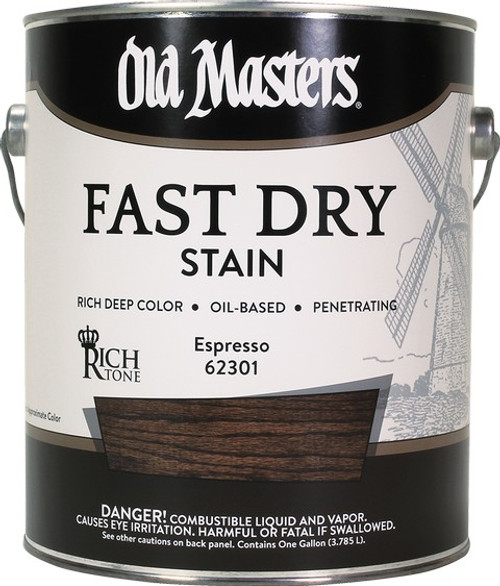 Old Masters 62301 1G Rich Tone Fast Dry Stain Espresso